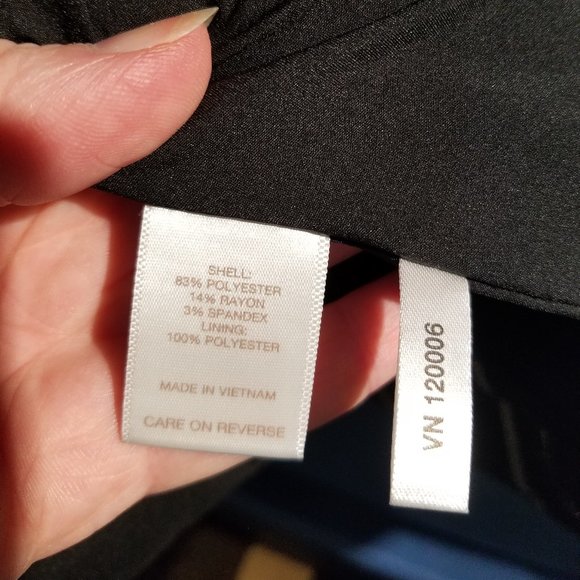 black with white stripes jacket XL New with tag - Picture 4 of 4